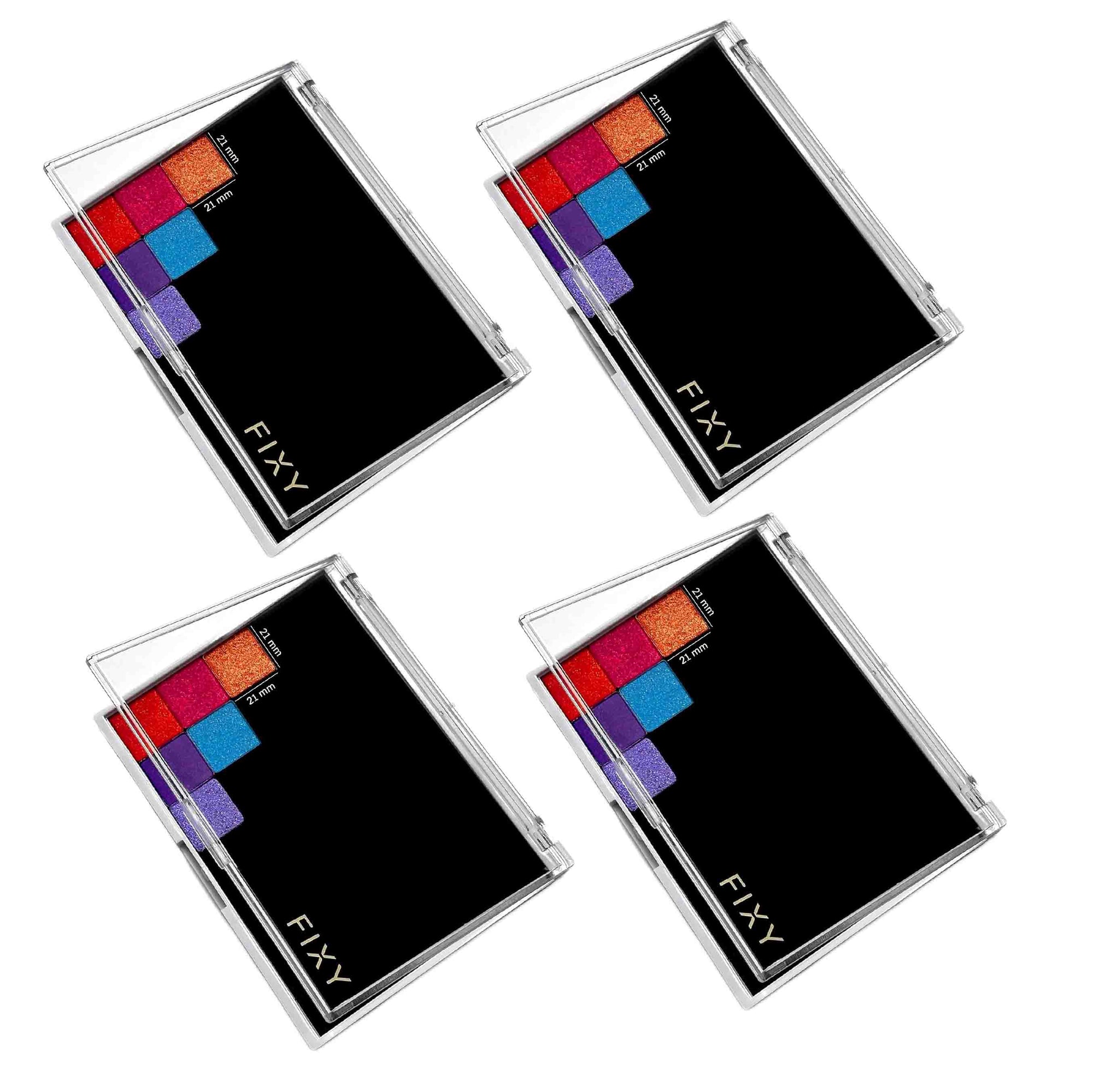4 pack Med FIXY empty magnetic makeup palette