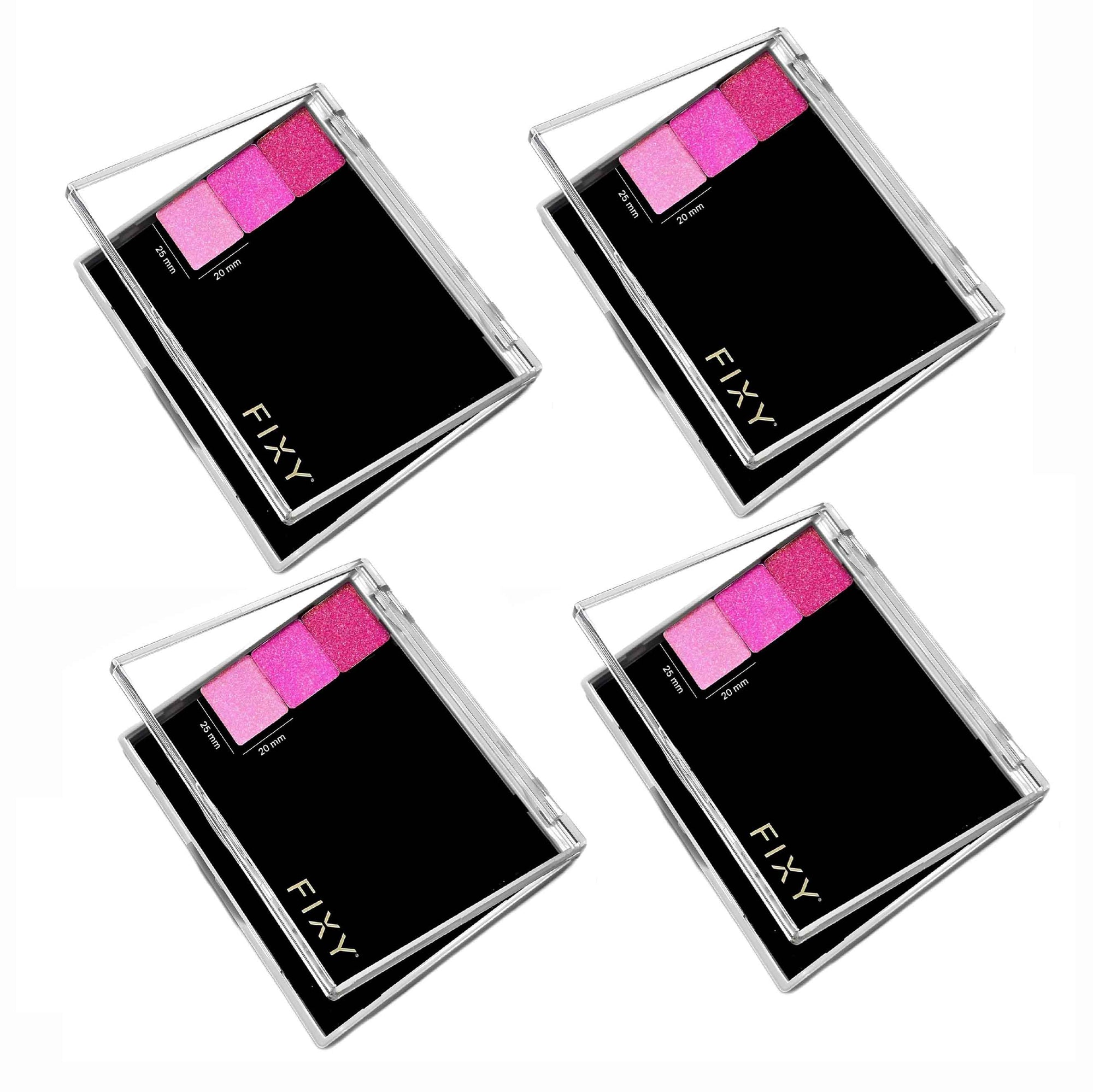 4 pack FIXY small empty magnetic makeup palette