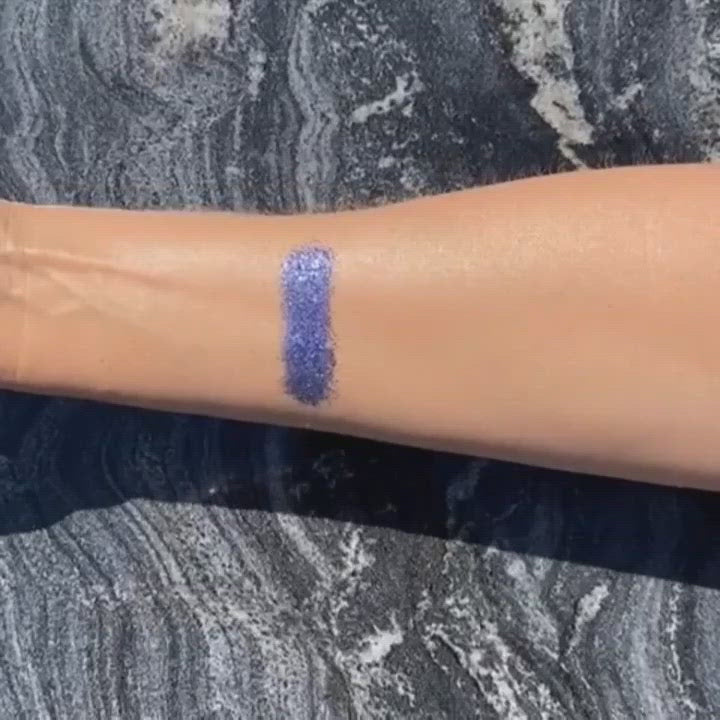 biodegradable loose glitter on skin